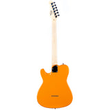 Grote Electric Guitar Semi-Hollow Body Single F-Hole   Gloss Pain Tele Style Guitar Full-Size Basswood with Canadia Maple neck Chrome Hardware Picks