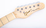 Grote Electric Guitar Semi-Hollow Body Single F-Hole   Gloss Pain Tele Style Guitar Full-Size Basswood with Canadia Maple neck Chrome Hardware Picks