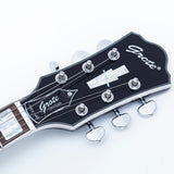 GROTE 335 style Semi-Hollow Body Jazz Electric Guitar with Gigbag (DH-BK)