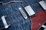 GROTE 335 style Semi-Hollow Body Jazz Electric Guitar with Gigbag (DH-BK)