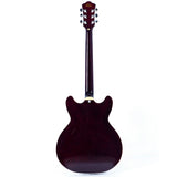 GROTE 335 style Semi-Hollow Body Jazz Electric Guitar GRDB-HWBR