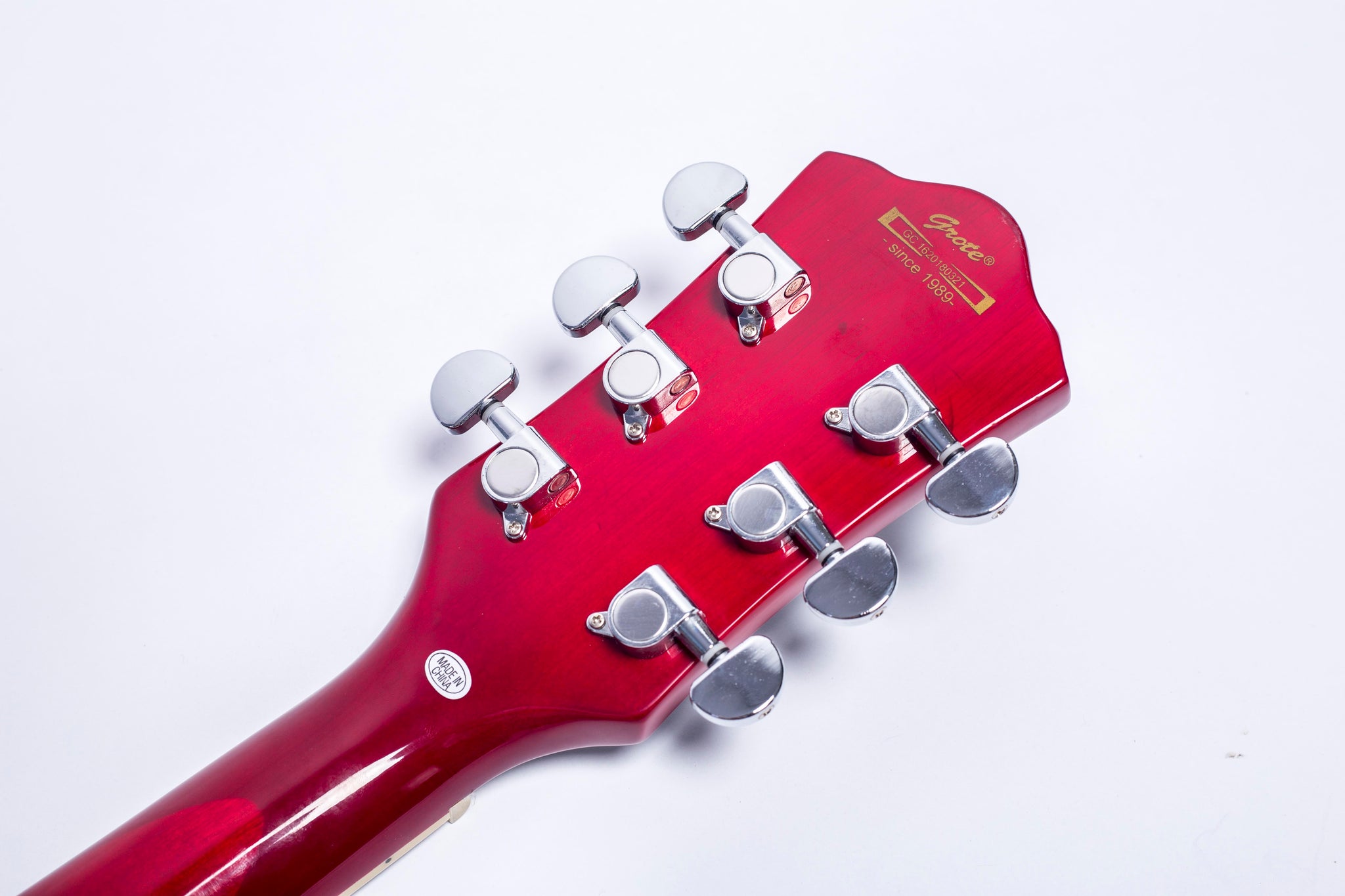 GROTE RED Hollow Body Jazz Electric Guitar GRWB-ZTTR – Grote Guitar