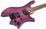 Grote Headless Electric Guitar Maple Veneer Top Body with Gigbag