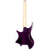 Grote Headless Electric Guitar Maple Veneer Top Body with Gigbag
